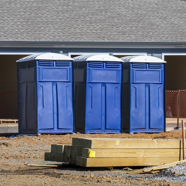 are there any restrictions on where i can place the portable toilets during my rental period in Plain Dealing